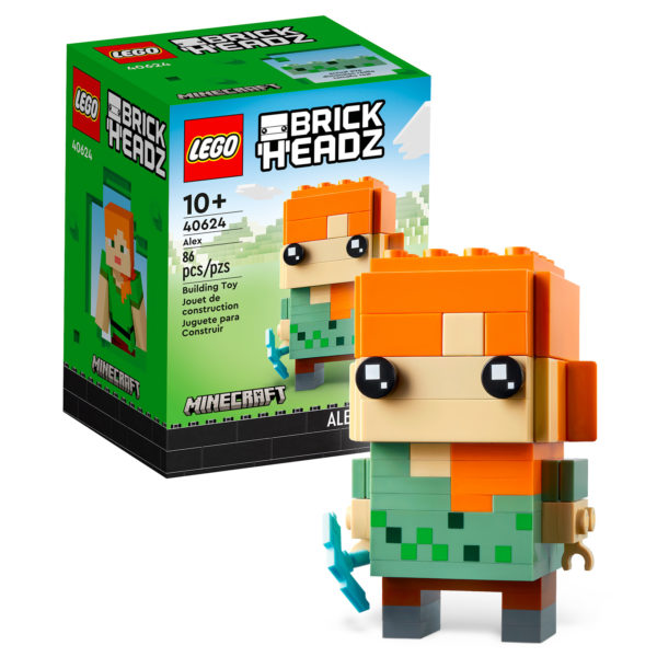 40624 lego minecraft brickheadz alex 4