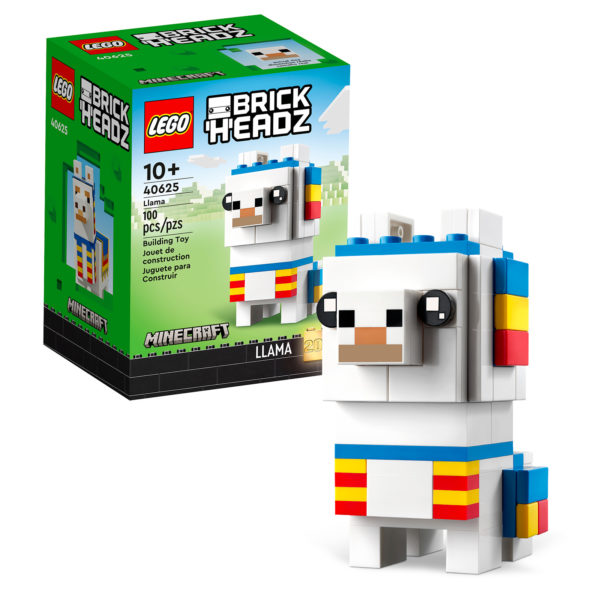 40625 lego minecraft brickheadz lhama 2