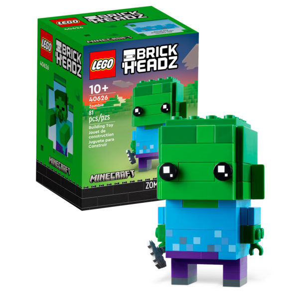 40626 lego minecraft brickheadz zombie 2