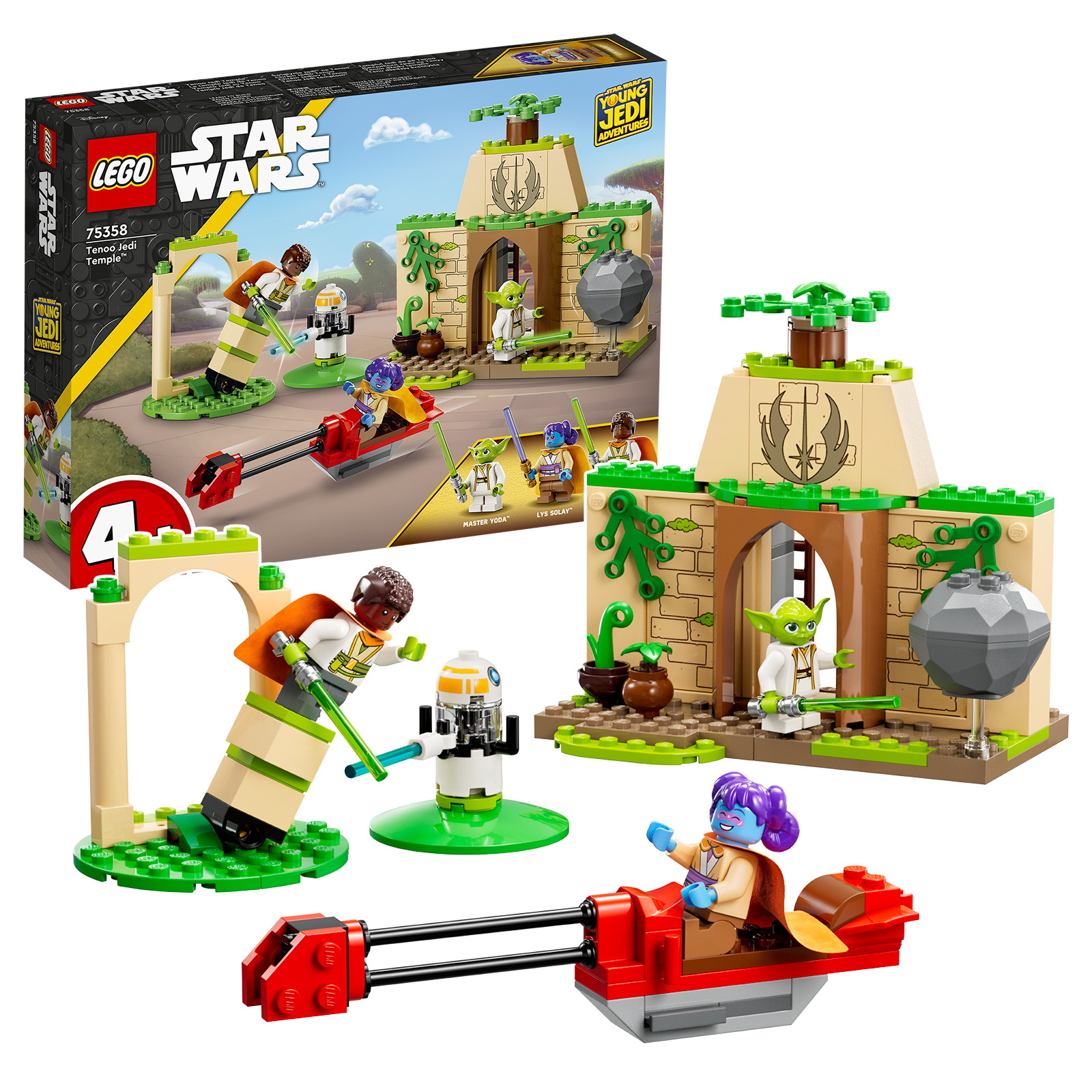 Nouveauté LEGO Star Wars Young Jedi Adventures : 75358 Tenoo Jedi Temple