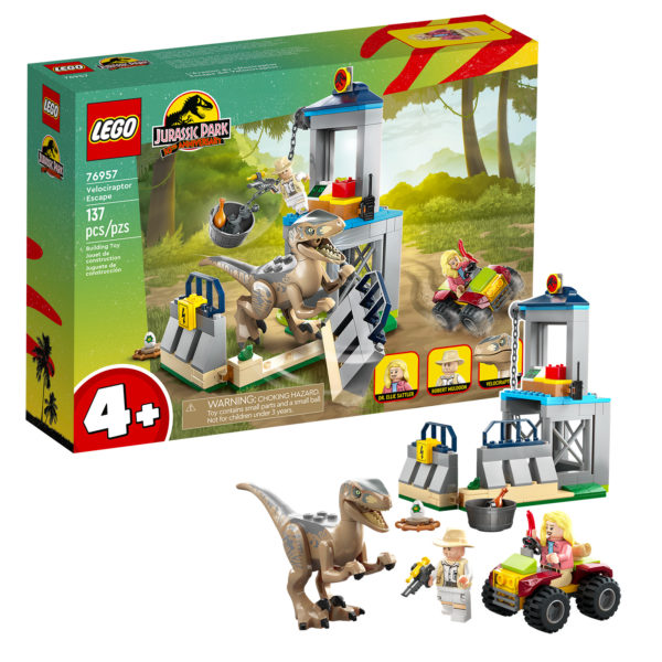76957 Lego Jurassic Park Velociraptor փախուստ