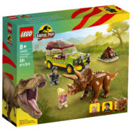 76959 parc jurassic lego triceratops ymchwil 1