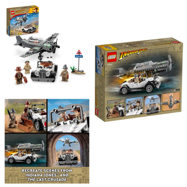 77012 Lego Inseguimento sull'aereo da caccia Indiana Jones