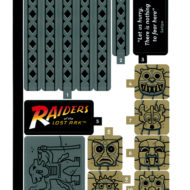 77015 LEGO Indiana Jones Temple Golden Idol Sticker Blat