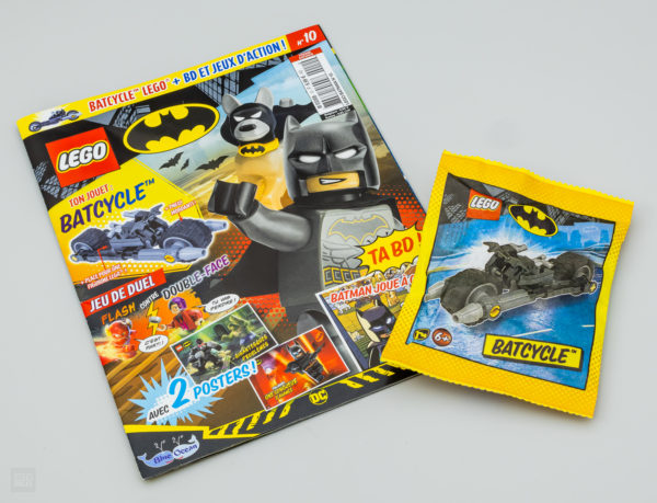 Lego Batman tímaritið mars 2023 batcycle