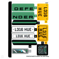 lego icon 10317 klasikong land rover defender 90 sticker sheet