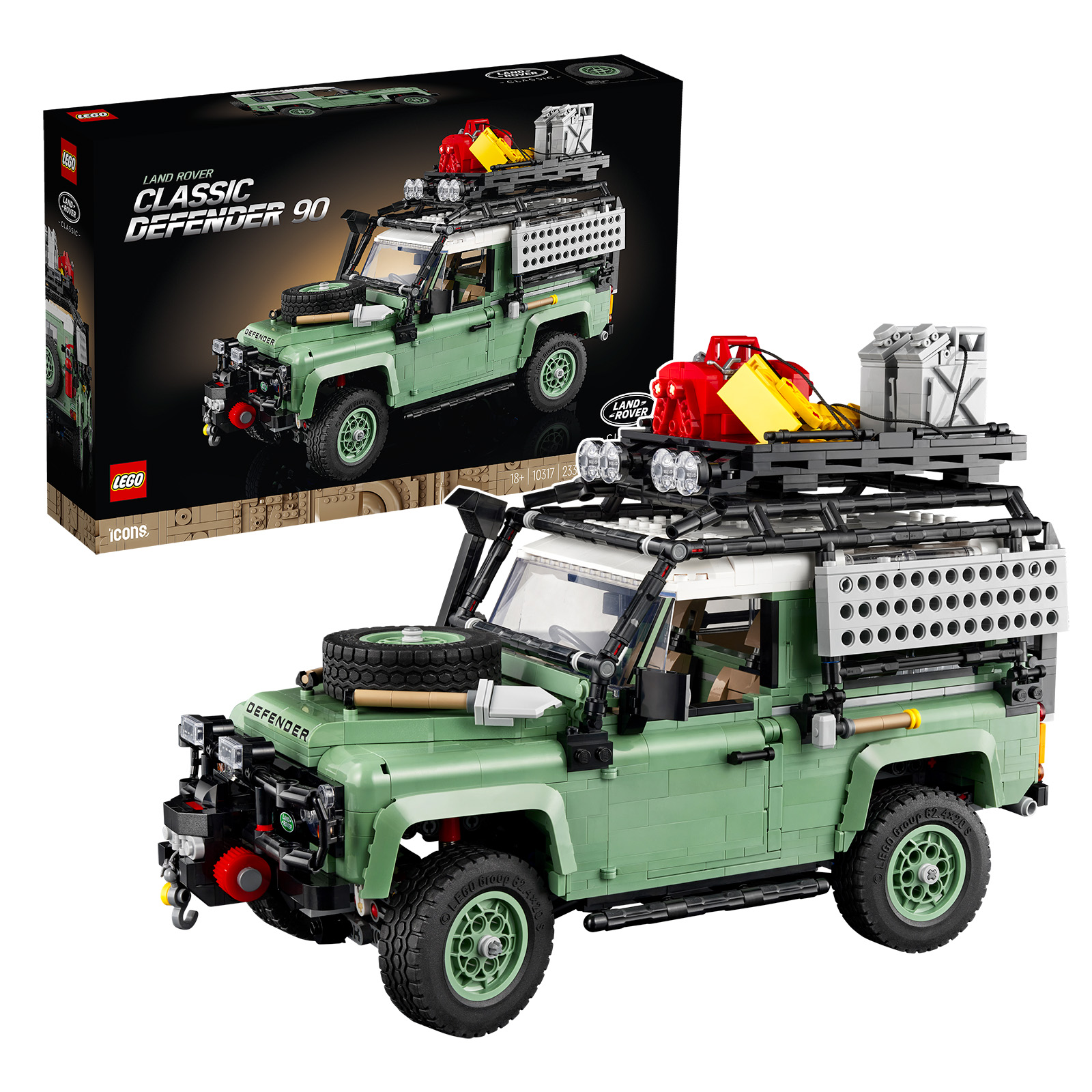 Induceren Bewolkt vijand ▻ LEGO ICONS 10317 Classic Land Rover Defender 90: the set is online on the  Shop - HOTH BRICKS