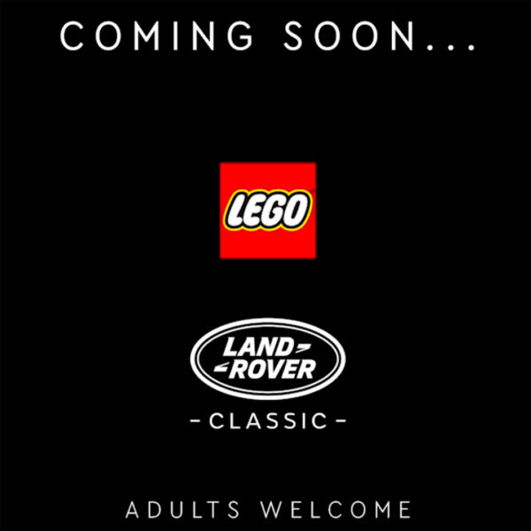 लेगो आइकन क्लासिक रोवर डिफेंडर टीज़र