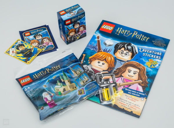 tạp chí lego harry potter dán bộ sưu tập thẻ polybag