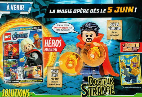 majalah lego marvel avengers juni 2023 dokter aneh