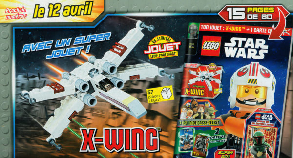 Журнал lego starwars квітень 2023 xwing starfighter