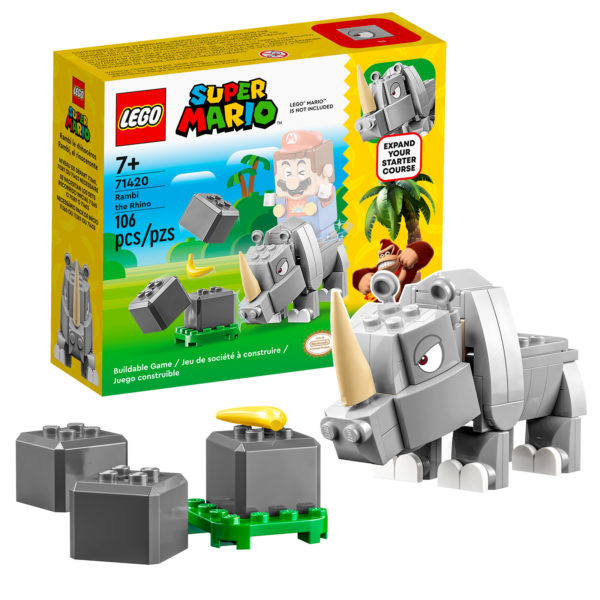 71420 Lego Super Mario Rambi Rinoceronte