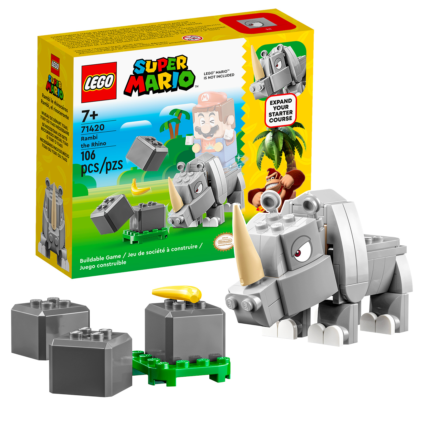 Nintendo s'associe avec LEGO ! - Page 7 71420-lego-super-mario-rambi-rhino