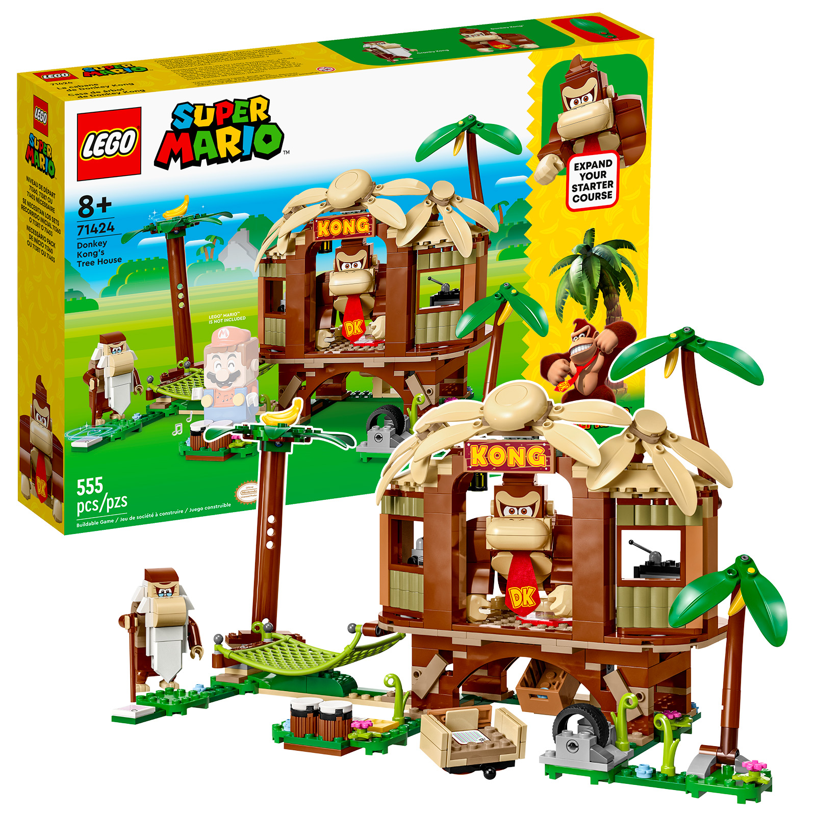 Nintendo s'associe avec LEGO ! - Page 7 71424-lego-super-mario-donkey-kong-tree-house