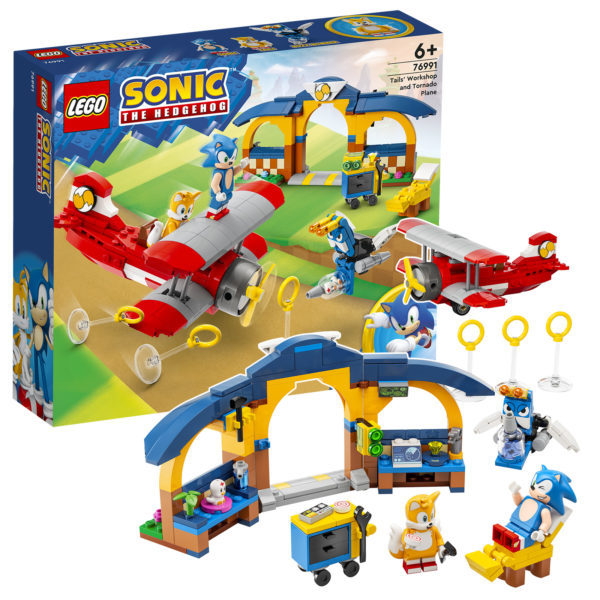 76991 Lego Sega Sonic опашка еж работилница торнадо авион 3