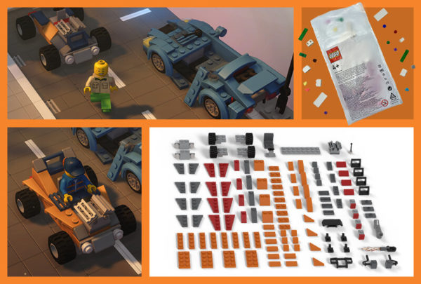bricktales lego zgjedh një makinë modele me tulla polybags