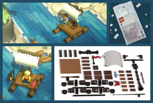 bricktales lego აირჩიე აგურის მოდელები polybags raft