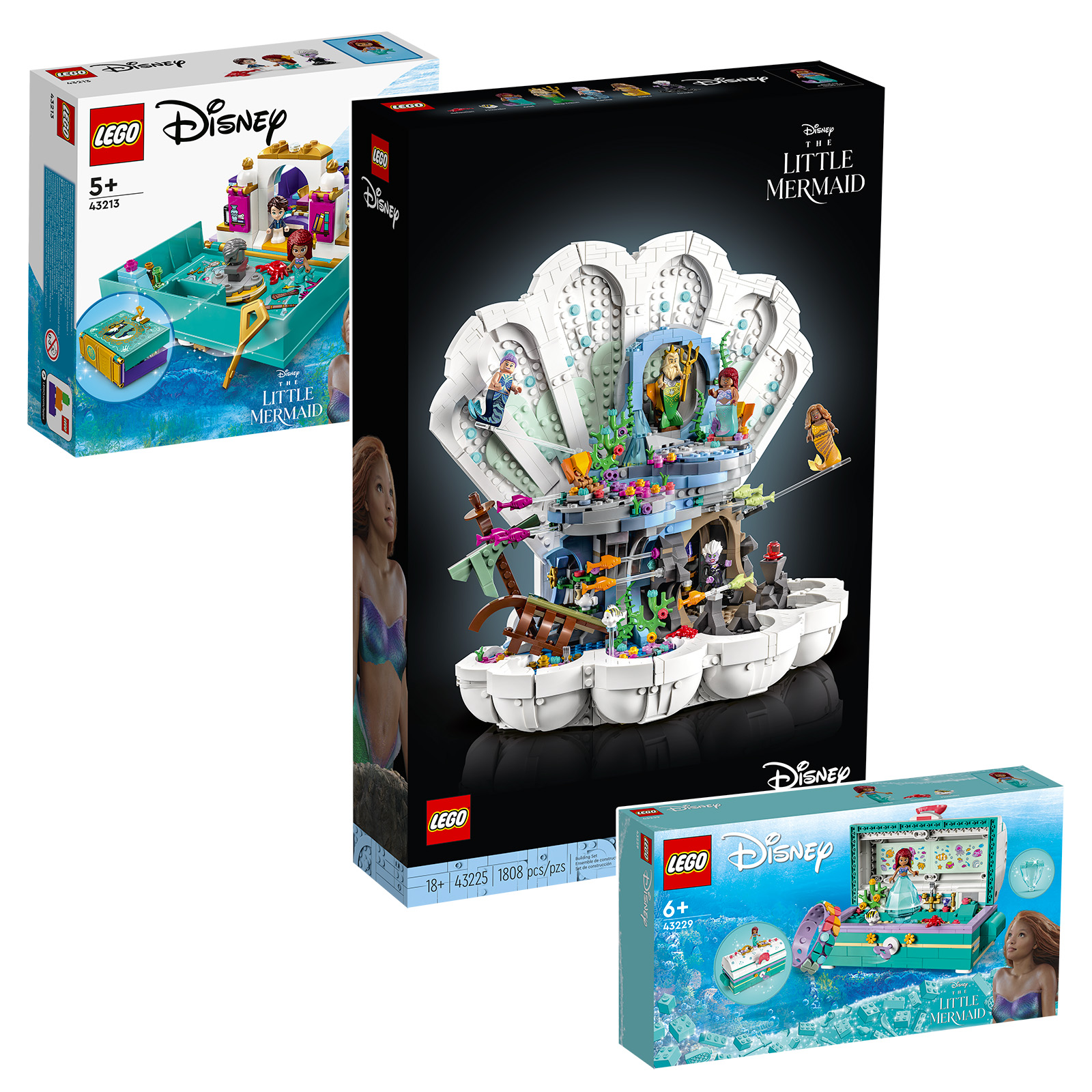 ▻ Nuevos lanzamientos de LEGO Disney La Sirenita: tres sets para
