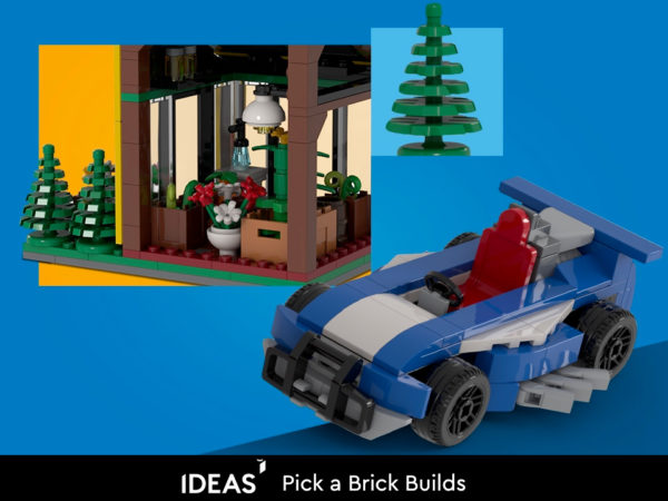 लेगो आइडियाज पिक ए ब्रिक बिल्ड्स