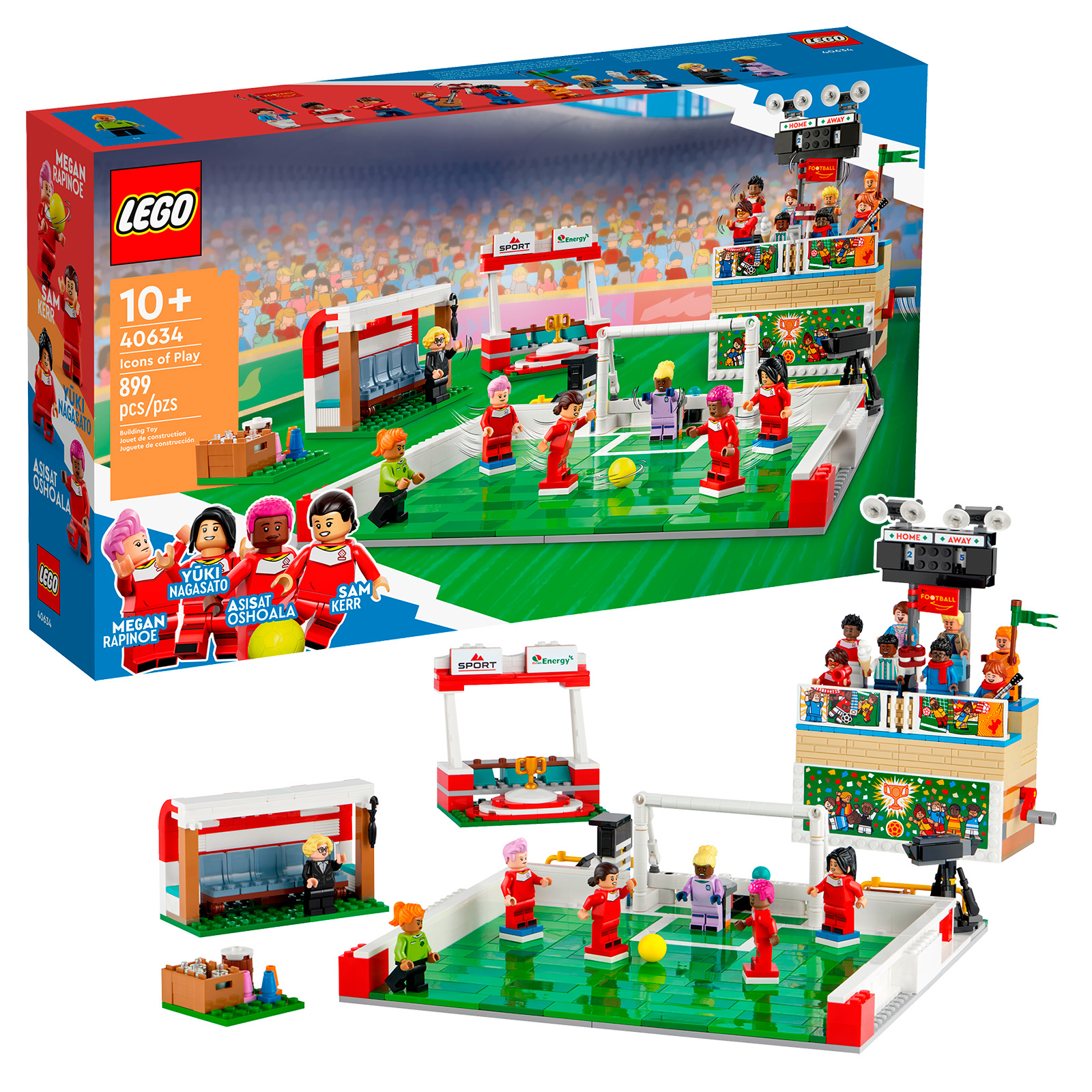 The LEGO Group teams up with the stars of women's football to