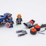 76260 motociclete Lego Marvel Black Widow Captain America 1