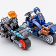 76260 motociclete Lego Marvel Black Widow Captain America 4