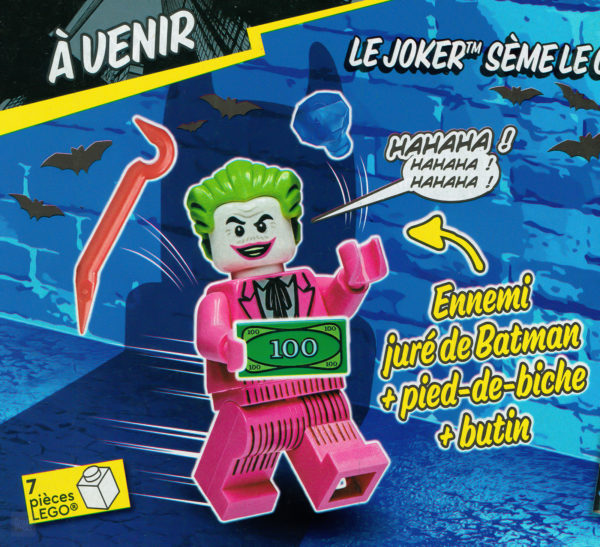 cylchgrawn lego batman Mehefin 2023 Joker minifigure 2
