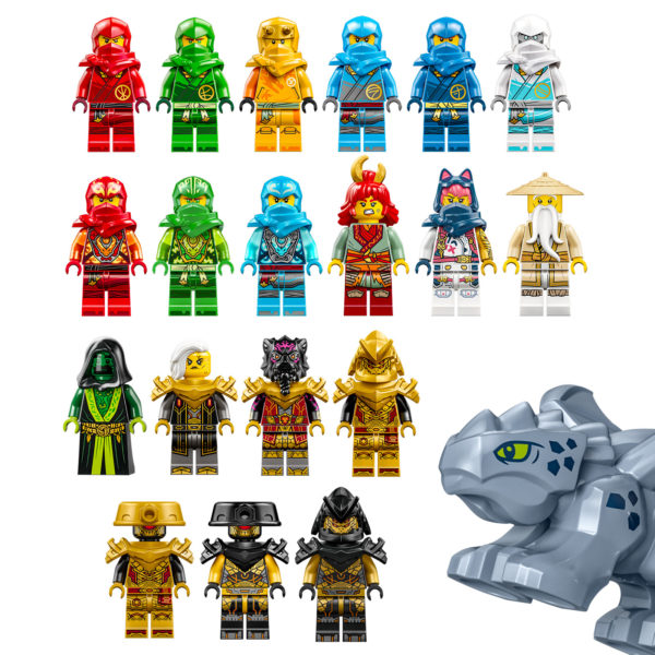 minifigures lineup lego ninjago 2023 1