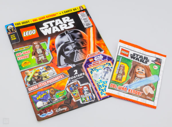 Списанието Lego Starwars во мај 2023 година, минифигура на кеноби