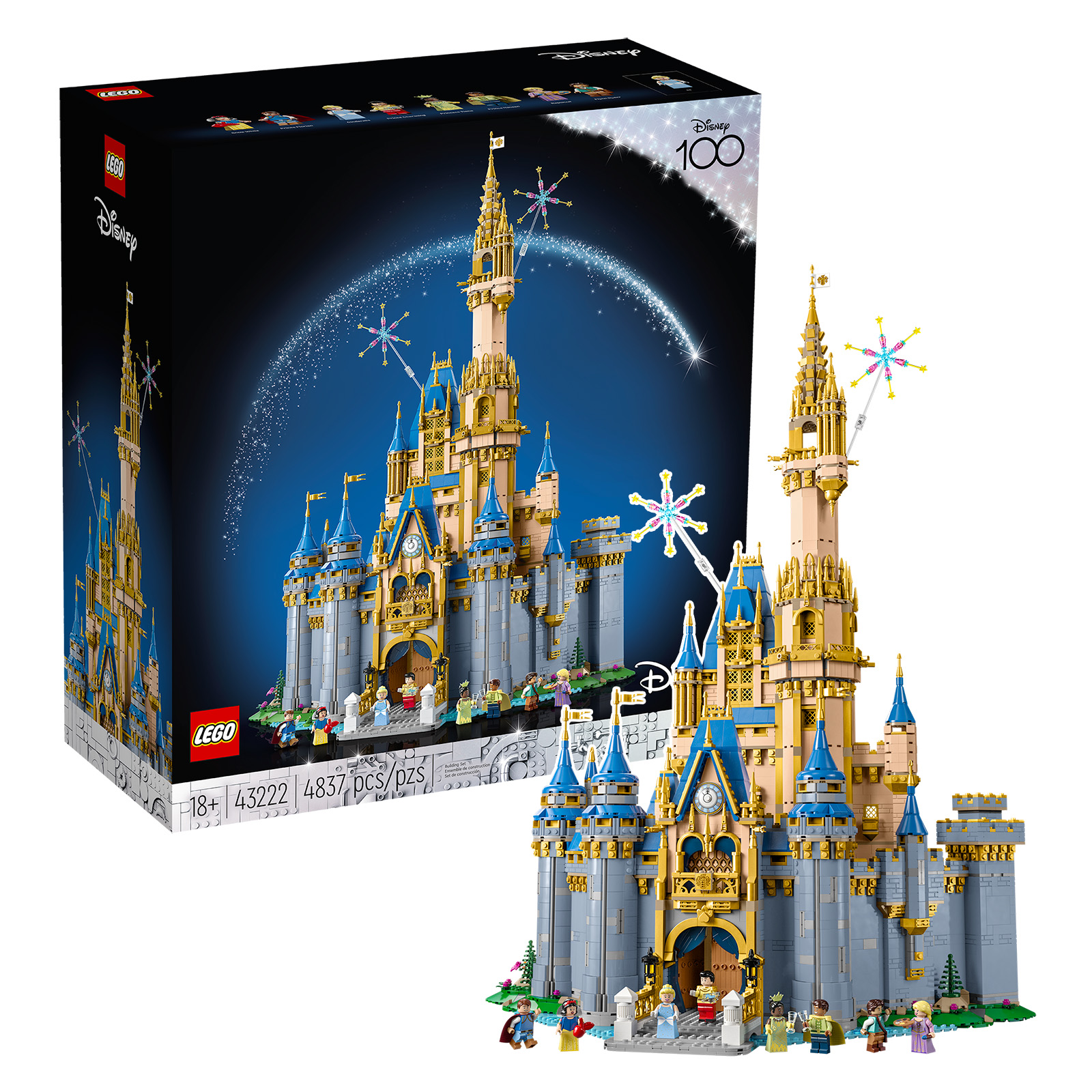 LEGO Disney 100th Celebration 43222 Disney Castle the set is online on