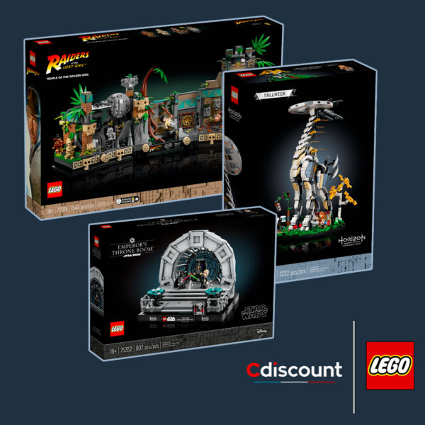 В Cdiscount: €20 незабавно намаление от €60 при покупка на селекция от LEGO продукти