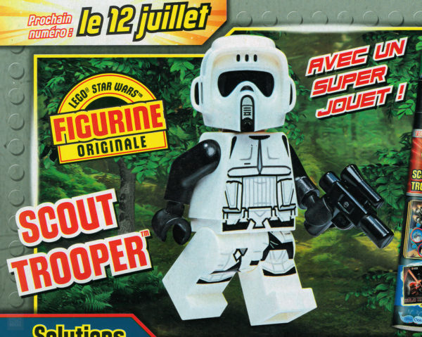 cylchgrawn lego starwars Gorffennaf 2023 scout trooper