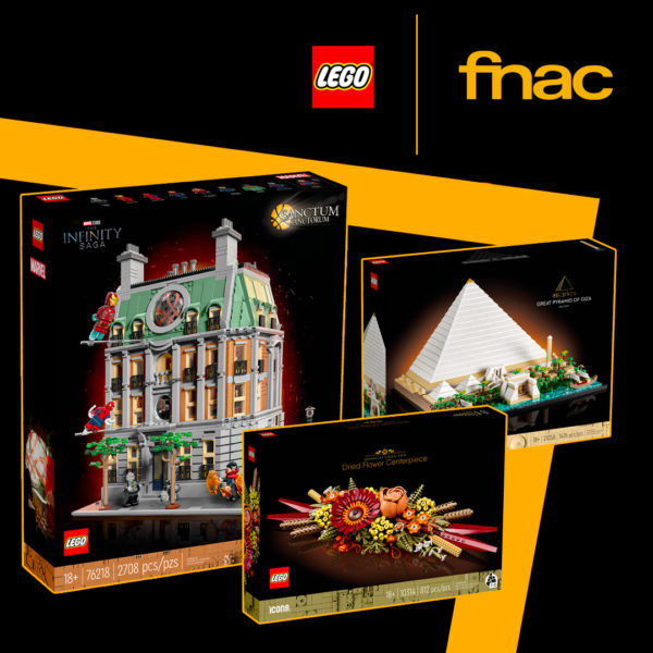 FNAC.comissa: 20 % välitön alennus valikoimasta aikuisille tarkoitettuja LEGO-sarjoja