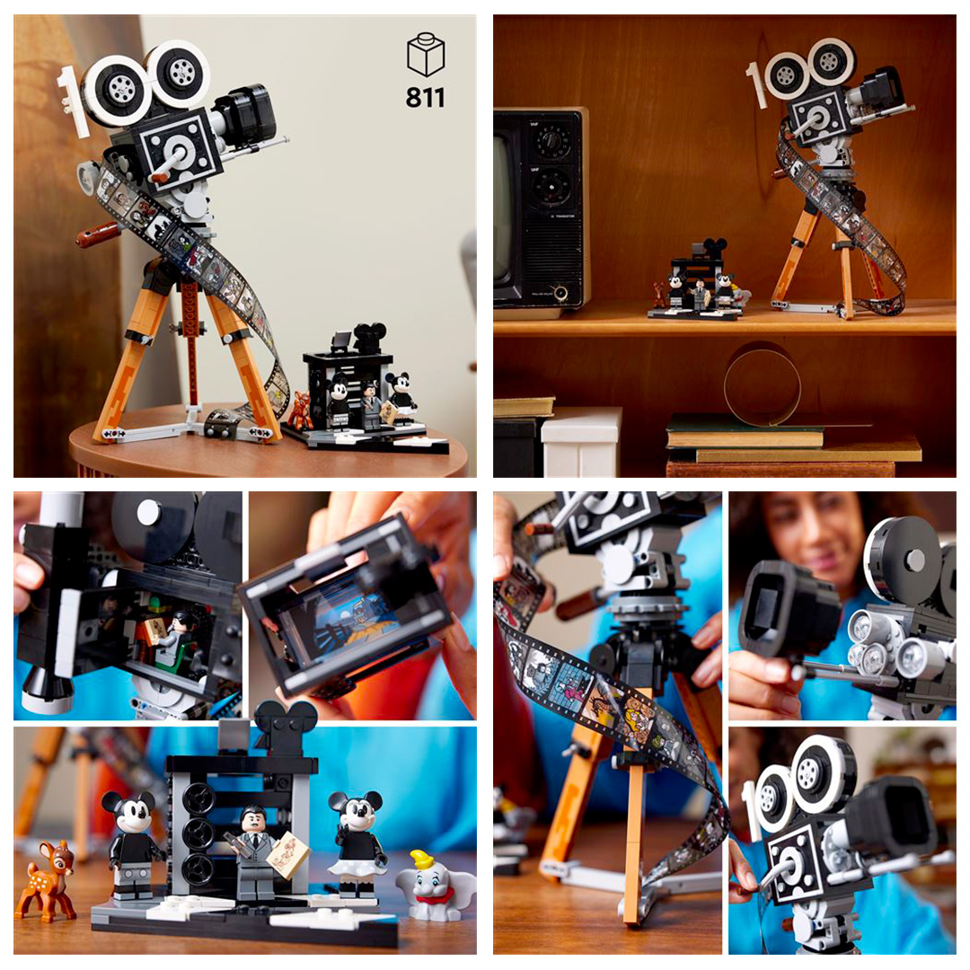 ▻ Nouveauté LEGO Disney 2023 : 43230 Walt Disney Tribute Camera