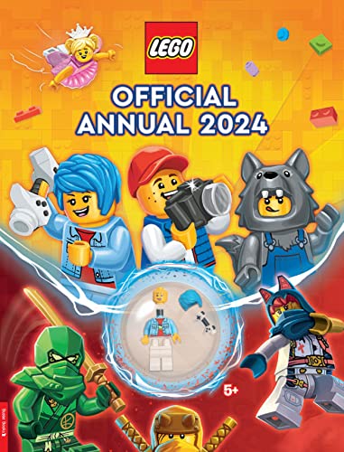 LEGO® Books: Swyddogol Blynyddol 2024 (gyda gamer LEGO® minifigure)