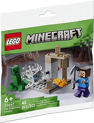 LEGO Minecraft The Dripstone Cavern 30647 Bag Plastig, Amlliw (6432544)