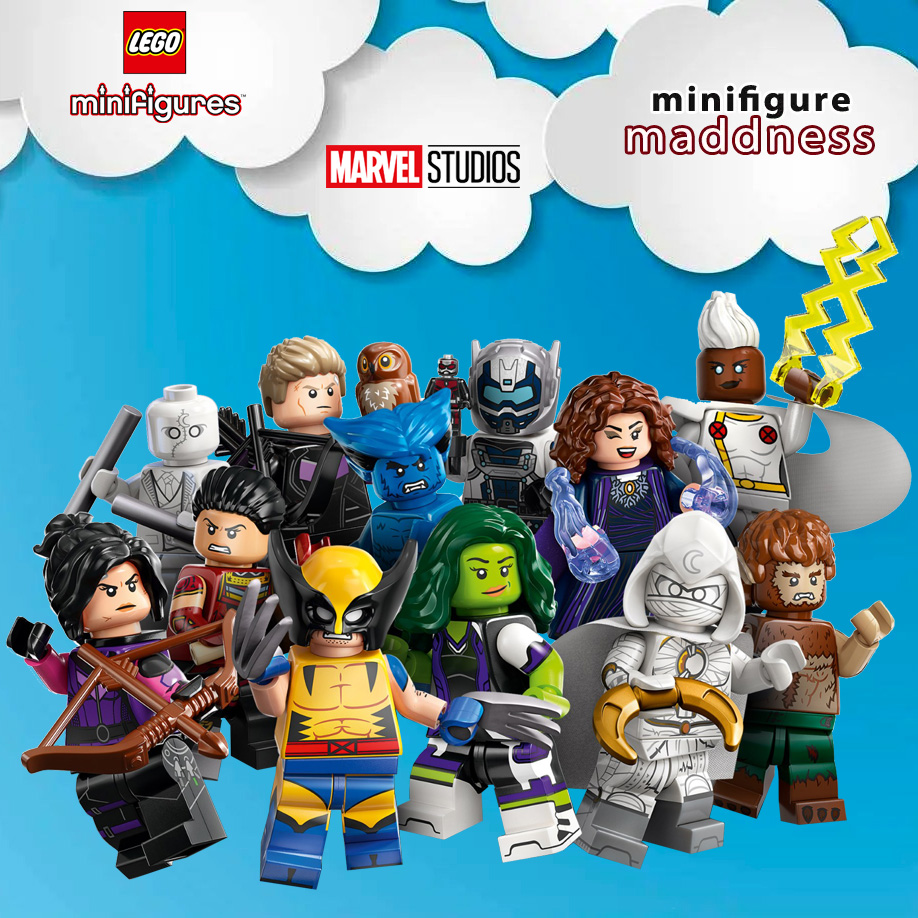 Complete Set of (12) Lego 2023 Marvel Series 2 Minifigures 71039