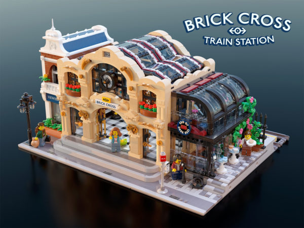 Bricklink Tasarımcı Programı Serisi 2 Brick Cross Tren İstasyonu