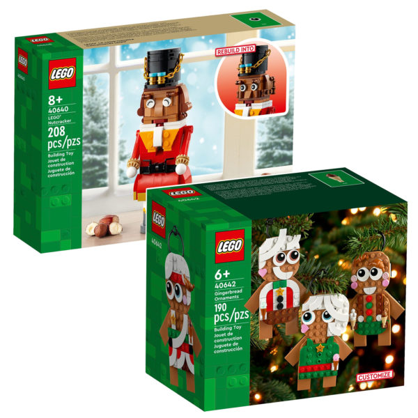 lego 40640 nutcracker 40642 gingerbread ornaments