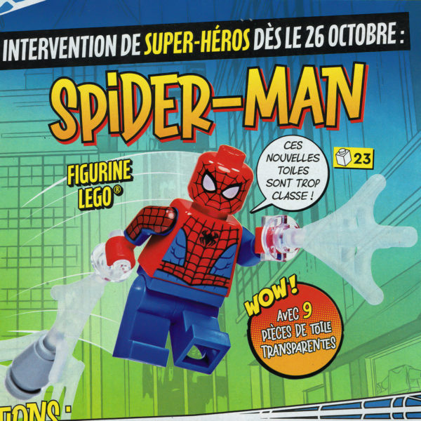Lego Spider Man -lehden minifiguuri lokakuu 2023