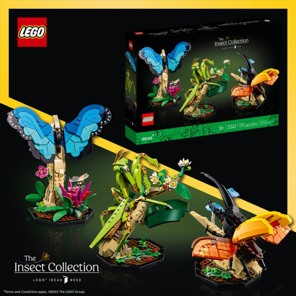 21342 LEGO Ideas lancio della collezione di insetti nel 2023