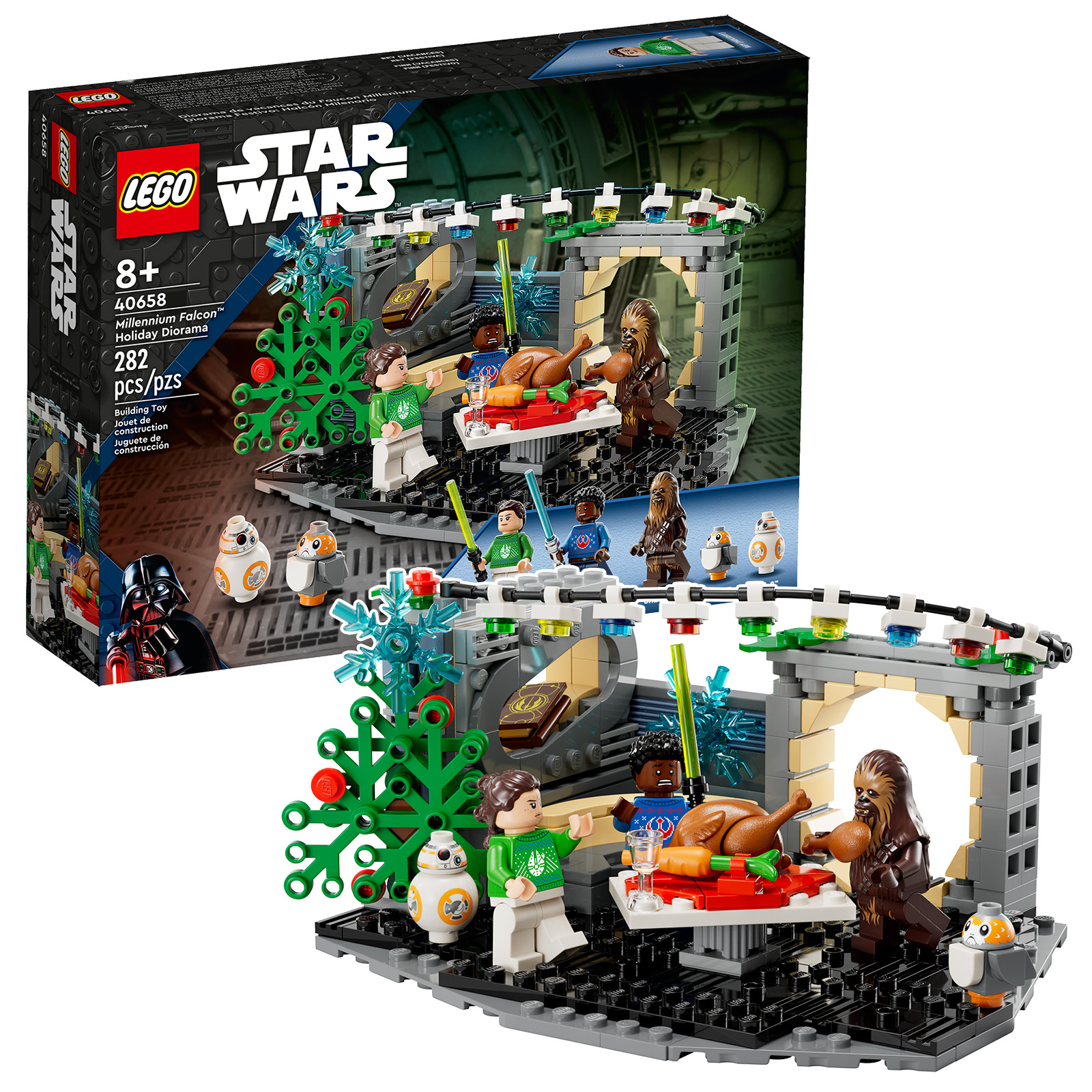 ▻ LEGO Star Wars 40658 Millennium Falcon Holiday Diorama: the set is online  on the Shop - HOTH BRICKS