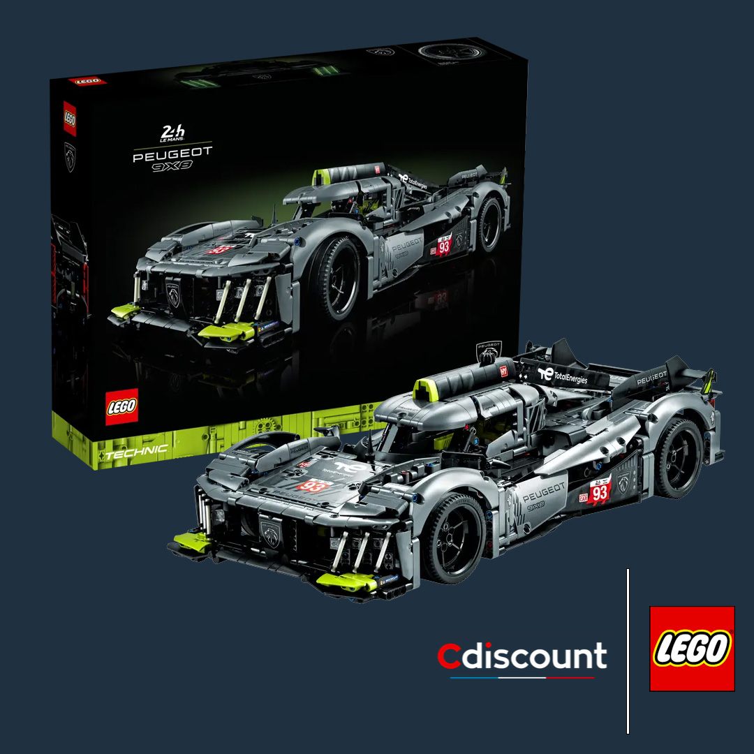 SOLDES. 30€ de réduction sur la Peugeot 9x8 LEGO des 24h du Mans