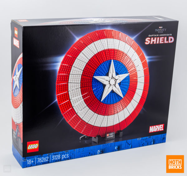 Concours : Un exemplaire du set LEGO Marvel 76262 Captain America's Shield à gagner !