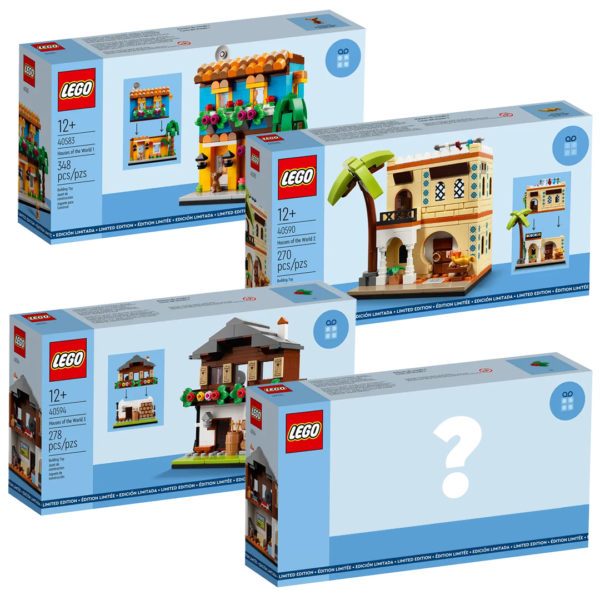 Case LEGO della collezione mondiale 2023