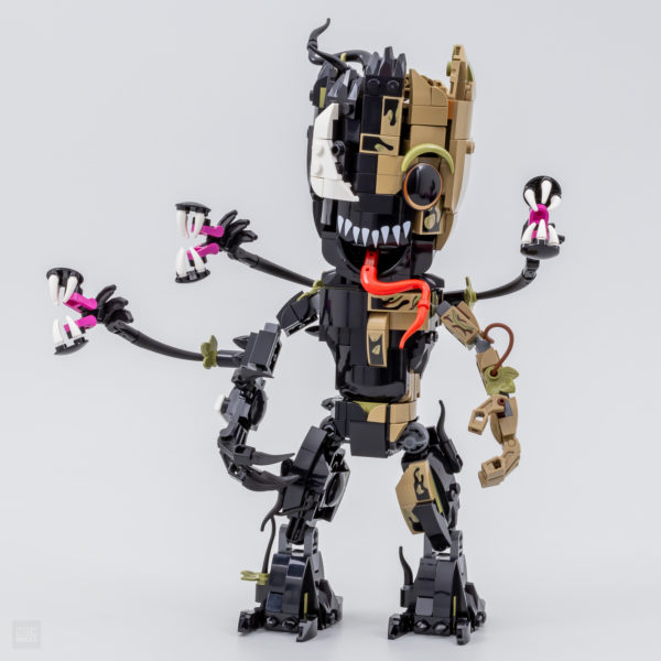 Wedi'i brofi'n gyflym iawn: LEGO Marvel 76249 Venomized Groot