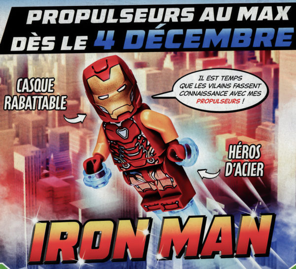 นิตยสาร lego Marvel Avengers ฉบับเดือนธันวาคม 2023 Iron Man