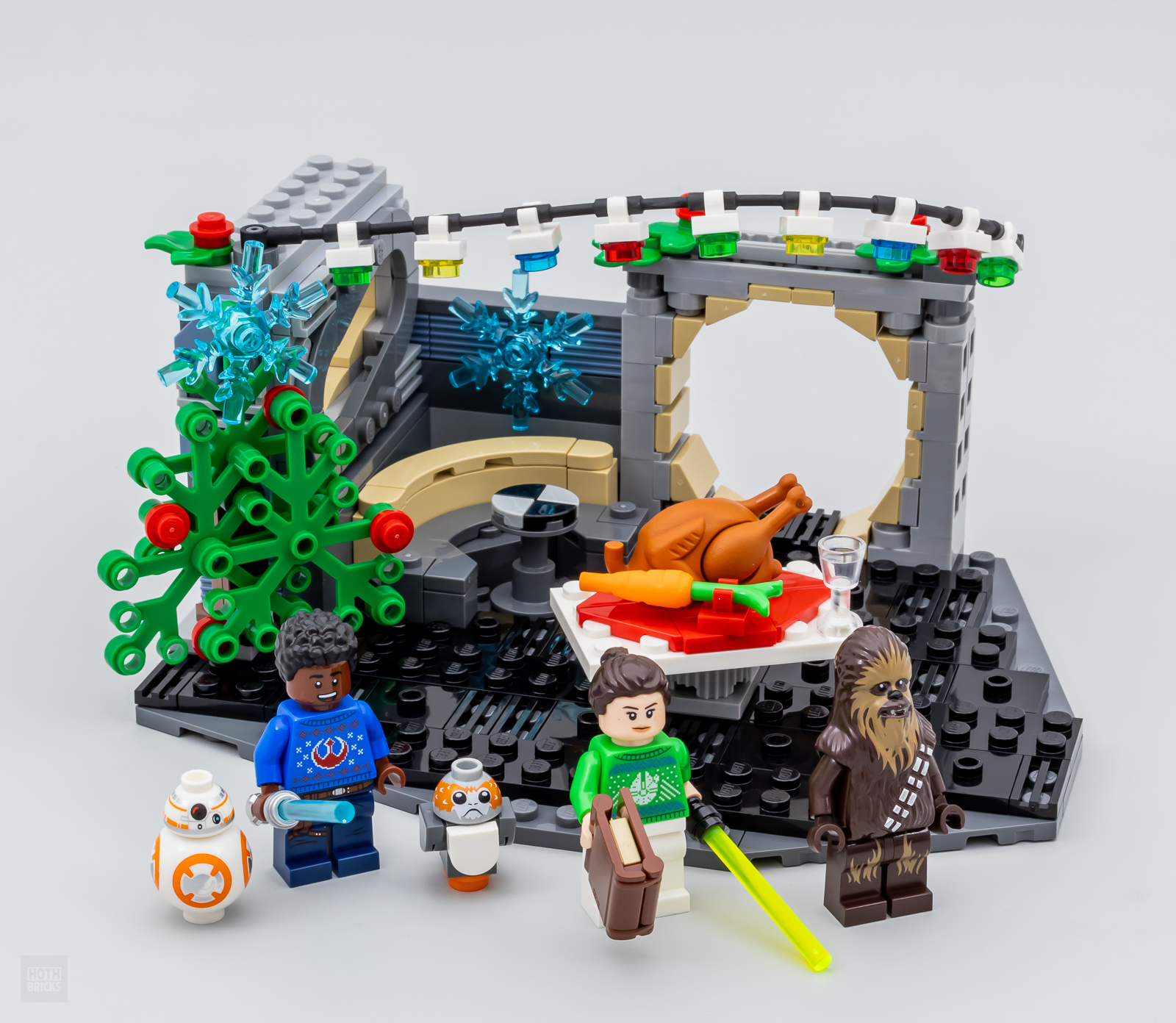 ▻ Très vite testé : LEGO Star Wars 40658 Millennium Falcon Holiday Diorama  - HOTH BRICKS