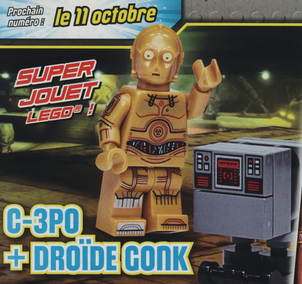 lego starwars magazine octobre 2023 c3po gonk droid
