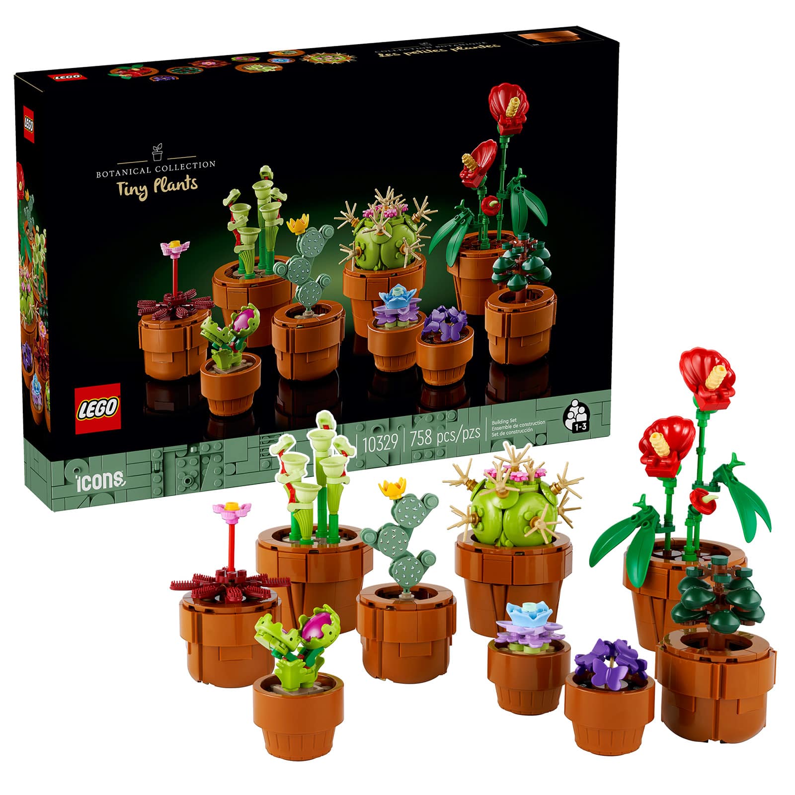 ▻ LEGO ICONS Botanical Collection 10329 Tiny Plants : le set est